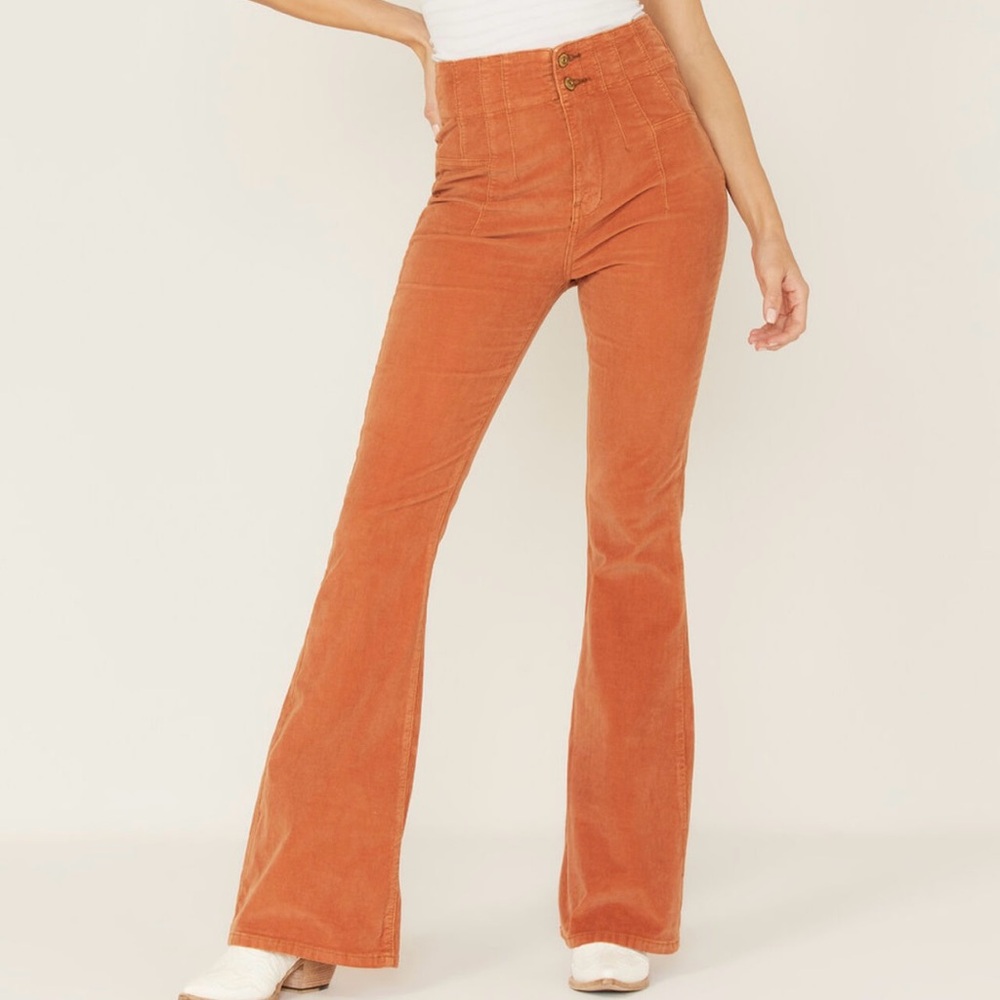 Free People Jayde Cord Flare Jeans. Size 26. Brand New With Tags